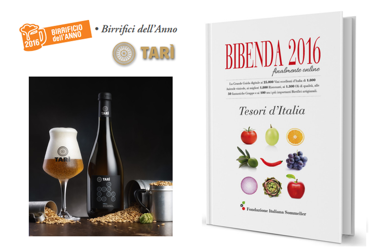 La pagina di Bibenda su Birra Tarì