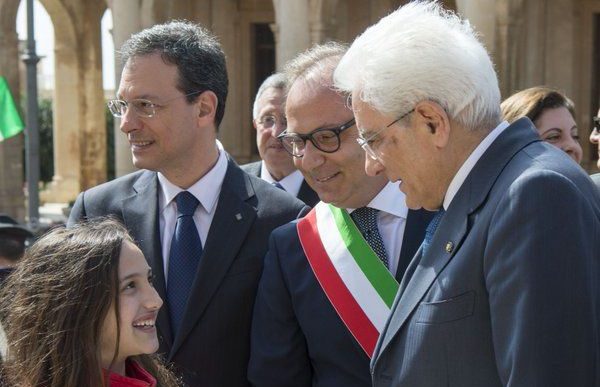 Visita del Presidente Mattarella alla Cattedrale di Noto