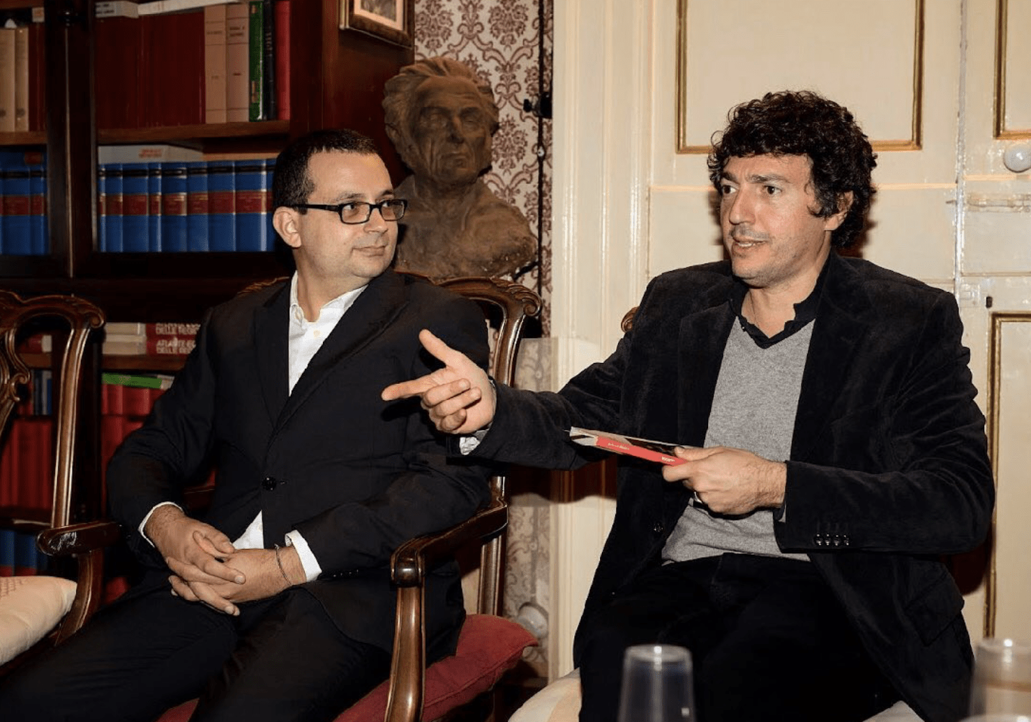 Alla presentazione di Riscatto presso la Società Storica Catanese con il regista Alfio D'Agata